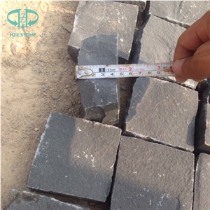 Zhangpu Black Cubestone, Black Basalt Cube Stone, Cobble Stone, Cobblestone, Natural Split Cubestone, Paving for Driveway Outdoor Decoration, Basalt Stone, Cube Stone, Paving Stone, Floor Covering