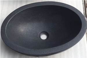 Hainan Black Granite Round Basin Sinks