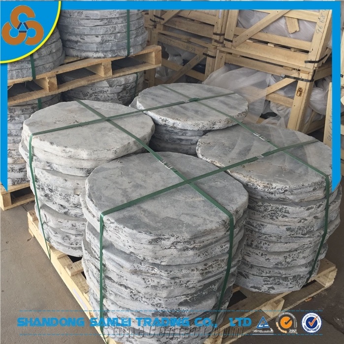 White Grey Sandstone Stone Steps
