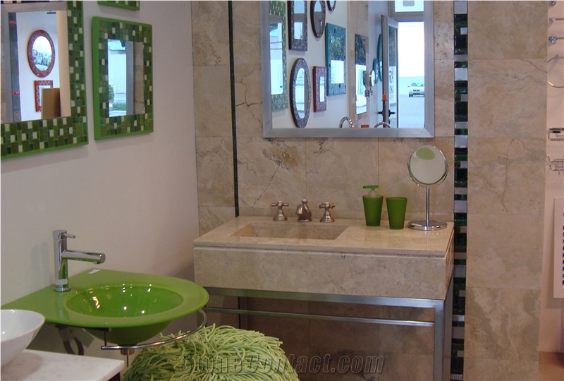 Marmol Rosa Cordoba Vanity Top, Bathroom Wall Covering