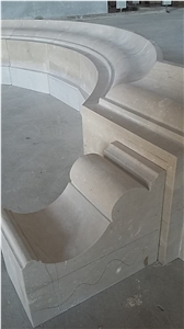 Arch with Pietra Di Modica Stone