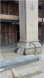 Pietra Di Modica and Pietra Pece Inaly for New Floor in the New Baroque Church