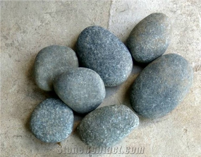 Natural Green River Pebble Stones, Green Pebble Stones