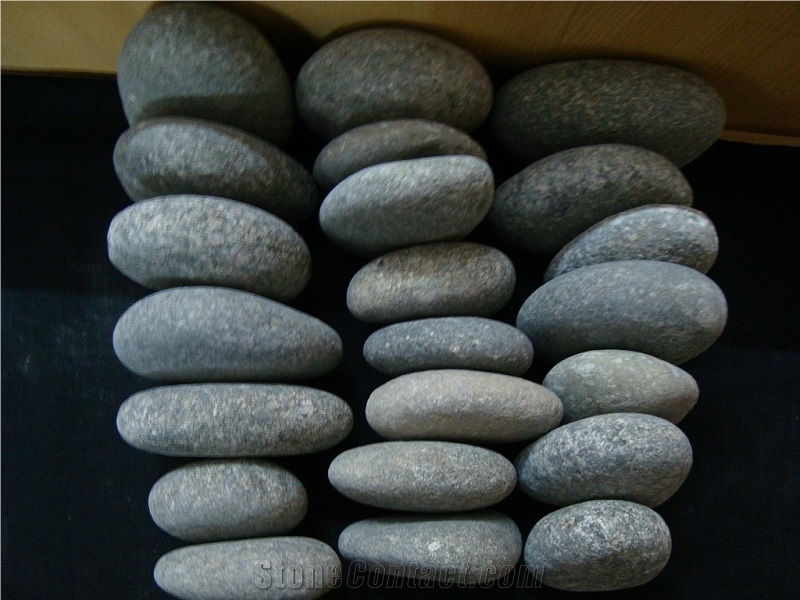 Natural Green River Pebble Stones, Green Pebble Stones