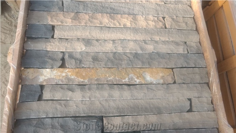 Sagar Black Thin Stone Veneer