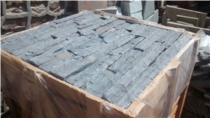 Thin Stone Veneer Monsoon Black Quartzite