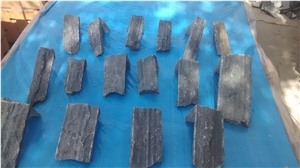 Thin Stone Veneer Monsoon Black Quartzite