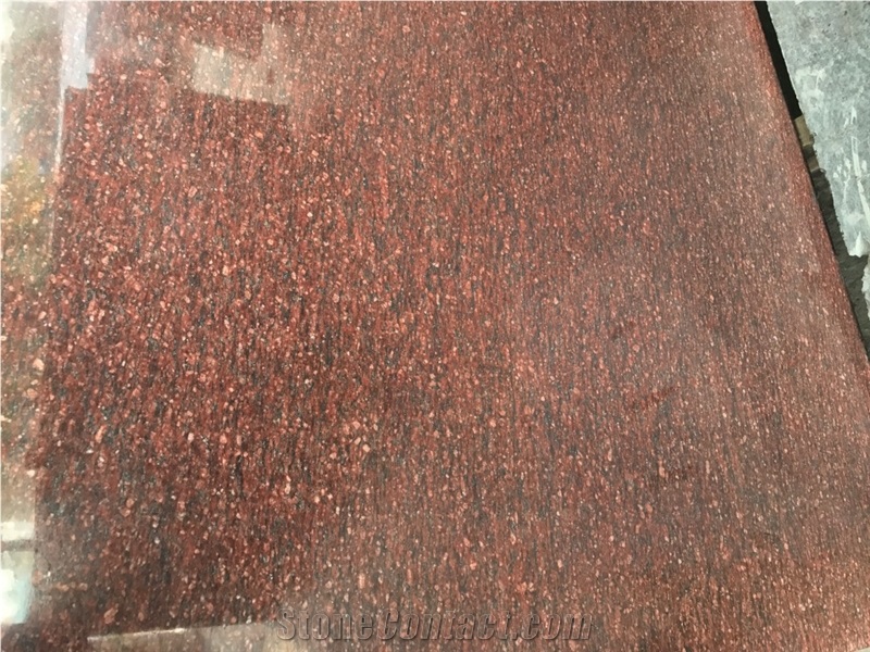 Asian Top Granite Slabs & Tiles, India Red Granite