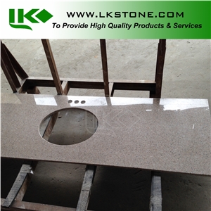 Almond Mauve Vanity Tops, Almond Mauve Bathroom Tops, G611 Vanity Tops, G611 Bathroom Countertops