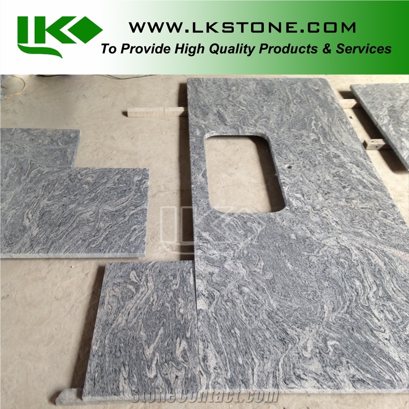 China Juparana Kitchen Countertops, China Japarana Island Tops, China Japarana Bar Top, Multicolour Countertop