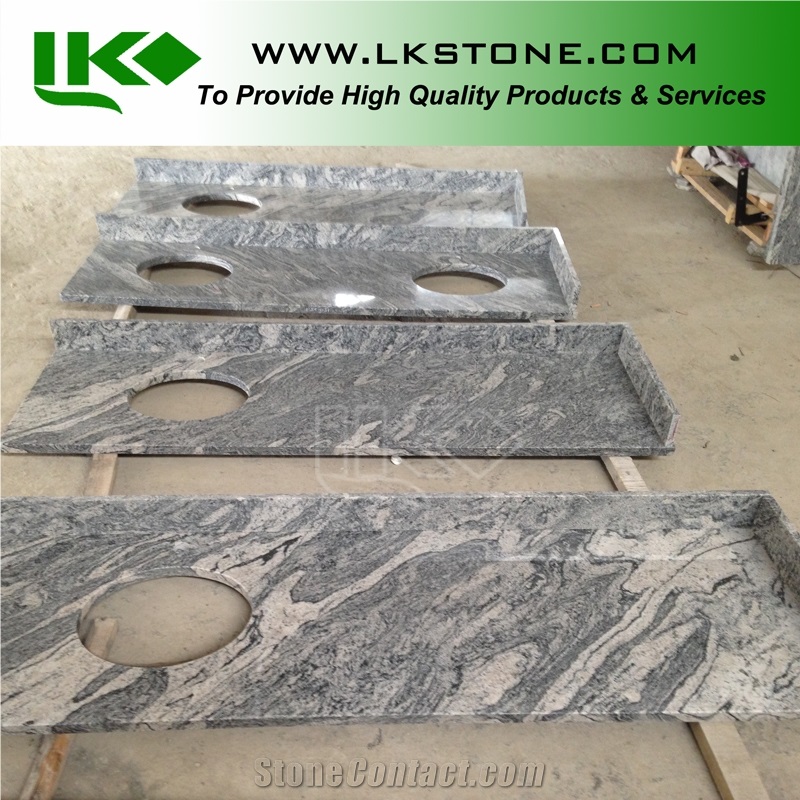 China Juparana Kitchen Countertops, China Japarana Island Tops, China Japarana Bar Top, Multicolour Countertop