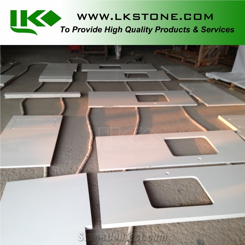 White Quartz Kitchen Countertops, White Quartz Stone Countertops, Artificial Stone Countertops, Engineered Stone Kitchen Countertops, Solid Surface Kitchen Tops, Silestone Kitchen Countertops