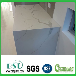 Calacatta Quartz Kitchen Countertops/Calacatta Quartz Kithen Island Top/Calacatta Engineered Quartz Bar Tops