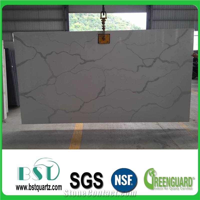 Calacatta Quartz Kitchen Countertops/Calacatta Quartz Kithen Island Top/Calacatta Engineered Quartz Bar Tops