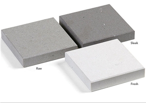 Sleek Concrete Quartz Stone Solid Surface with Matte Finished for Countertops Worktop and Bench Top 2cm Thick