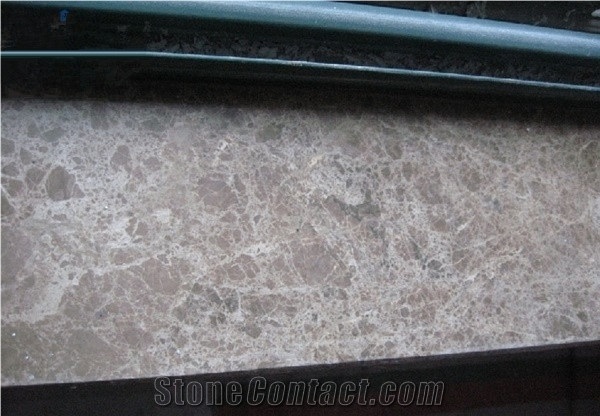Emperador Light Marble Window Sills, Turkey Brown Marble Window Frame, Marron Emperador Light Marble Window Surrounds, Bullnosed Window Sill, Bevelled Edge Window Sills