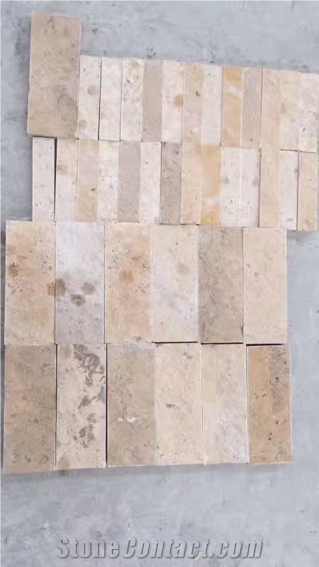 Beige Stone Veneer for Wall Cladding
