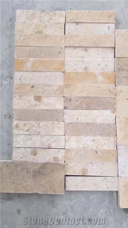 Beige Stone Veneer for Wall Cladding
