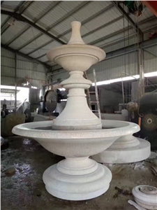 Yellow Granite Stone Fountain