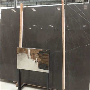 2cm Thickness Big Slabs Iran Crystal Pietra Gray Graphito Marble