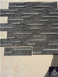 Black Galaxy Ledge Stone/Stone Wall Cladding/Stone Wall Decor/Thin Stone Veneer/Feature Wall/Split Face Culture Stone/Manufactured Stone Veneer/Ledge Stone/Feature Wall