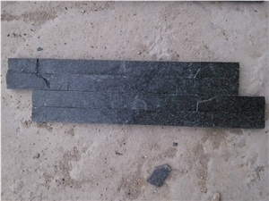 Black Quartzite Stone Wall Cladding/Ledge Stone/Stone Wall Decor/Thin Stone Veneer/Manufactured Stone Veneer/Split Face Culture Stone/Feature Wall