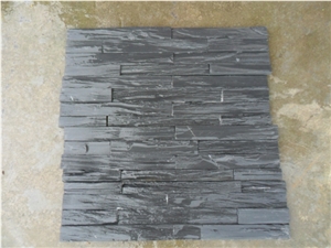 Black Slate Ledge Stone/Slate Culture Stone/Split Face Culture Stone/Stone Wall Cladding/Black Slate Stone Wall Decor/Feature Wall/Thin Stone Veneer/Ledge Stone
