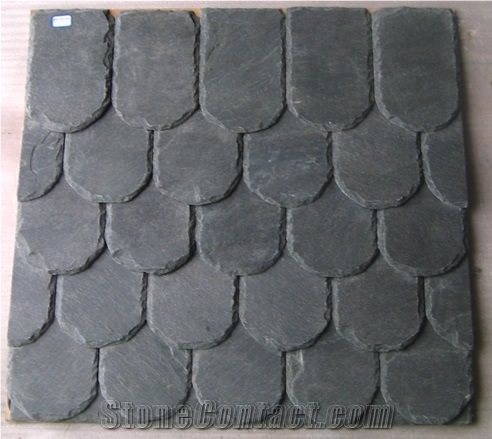Black Slate Roof Tiles and Covering and Coating, Slate Tile Roof and Roofing Tiles