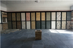 Blue Quartzite, Culture Stone Corner, Ledge Stone,Stacked Stone, Rough,Wall Cladding Tile ,Multi Colour Slate,Z Shape, Interlocked