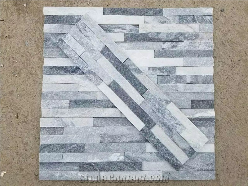 Cloudy Grey Culture Stone/Thin Stone Veneer/Stone Wall Cladding/Feature Wall/Manufactured Stone Veneer/Stone Wall Decor/Ledge Stone