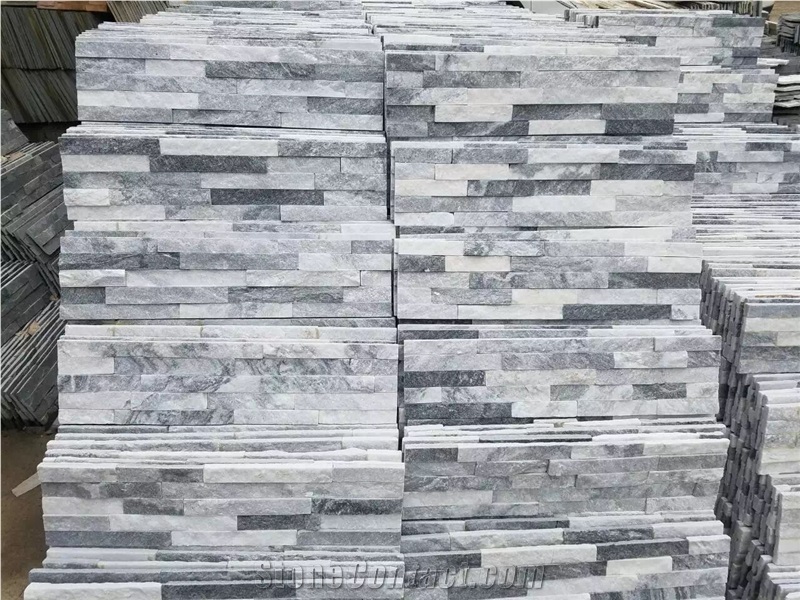 Cloudy Grey Culture Stone/Thin Stone Veneer/Stone Wall Cladding/Feature Wall/Manufactured Stone Veneer/Stone Wall Decor/Ledge Stone