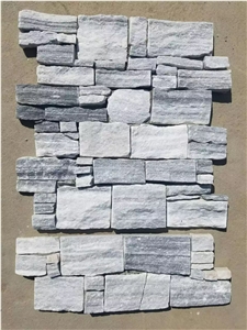 Cloudy Grey Culture Stone/Thin Stone Veneer/Stone Wall Cladding/Feature Wall/Manufactured Stone Veneer/Stone Wall Decor/Ledge Stone