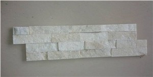 Crema Quartzite Ledger Stone Wall Decor,Beige Quartzite Natural Stone Veneer Z Shape ,Split Face Stacked Stone