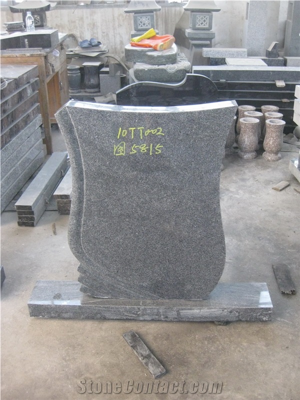 Czech Republic Monument Style Bahama Blue Granite Tombstone & Orion Monument,Vizag Blue Granite Gravestone,India Blue Headstone with Celtic Cross, Czech Republic Monument Vase , Lamps