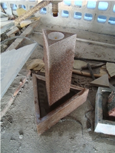 Garden Stone Water Features, Grey Granite Water Features, Natural Stone Garden Fountain