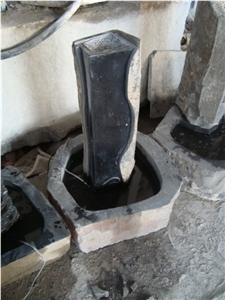 Garden Stone Water Features, Grey Granite Water Features, Natural Stone Garden Fountain