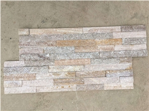 Golden Line Quartzite,Golden Quartzite Culture Stone,Quartzite Wall Panel,Wall Decor,Natural Stone Wall Cladding,Stone Veneer,Corner Stone