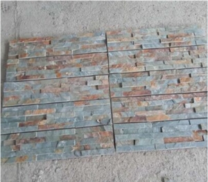 Green Rusty Slate Culture Stone/Stone Wall Cladding/Ledge Stone/Wall Art/Stone Wall Decor/Split Face Culture Stone/Thin Stone Veneer/Feature Wall