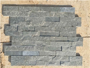 Grey Quartzite Stone Wall Cladding/Ledge Stone/Split Face Culture Stone/Thin Stone Veneer/Manufactured Stone Veneer/Stone Wall Decor/Feature Wall