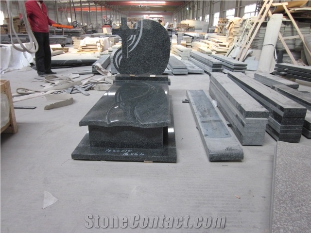 Poland G664 /Mountain Silver Light Crystal Grey Granite Polished Tombstones,Headstones, Monuments Of Poland Style for Single and Double, European Engraved Cemetery Funeral Gravestone