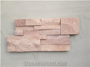 Purple Sandstone Ledge Stone/Stone Veneer/Stone Wall Cladding/Feature Wall/Split Face Culture Stone/Manufactured Stone Veneer/Thin Stone Veneer