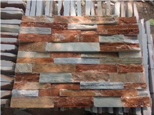 Rough Surface Yellow Slate Stone Wall Cladding/Ledge Stone/Stone Wall Decor/Thin Stone Veneer/Feature Wall/Split Face Culture Stone/Ledge Stone/Manufactured Stone Veneer