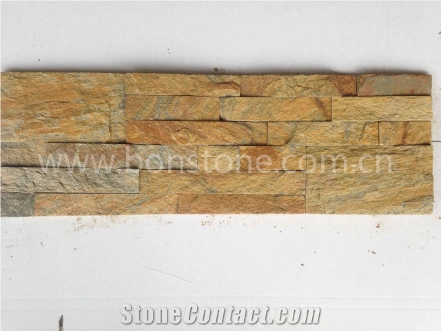Rusty Slate Ledge Stone/Stone Wall Cladding/Stone Wall Decor/Thin Stone Veneer/Feature Wall/Manufactured Stone Veneer/Split Face Culture Stone