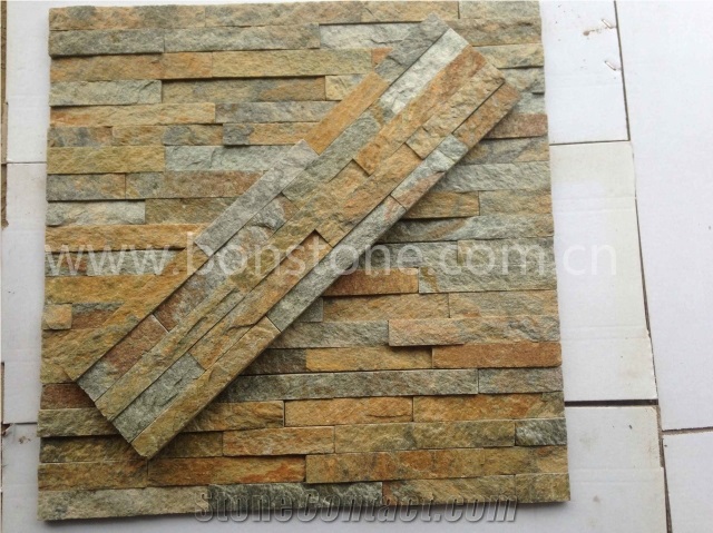 Rusty Slate Ledge Stone/Stone Wall Cladding/Stone Wall Decor/Thin Stone Veneer/Feature Wall/Manufactured Stone Veneer/Split Face Culture Stone