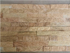 Tiger Skin Yellow Granite Cultured Stone, Granite Wall Covering, Wall Decor, Hot Sales, Hot Quality