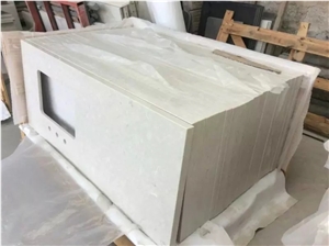 White Quartz Countertop, Pure White Quartz ,Kitchen Desk Top, Kitchen Bar Top, Kitchen Worktops,Custom Countertops