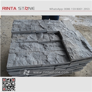 G654 Musharoom Stone G654 Black Granite Mushroom G654 Natural Cube Stone 654 Paving Stone Cobble Stone Paving Sets Roade Pavers Walkway Pavers Blind Stone G654 Natural Surface Tile Dark Grey