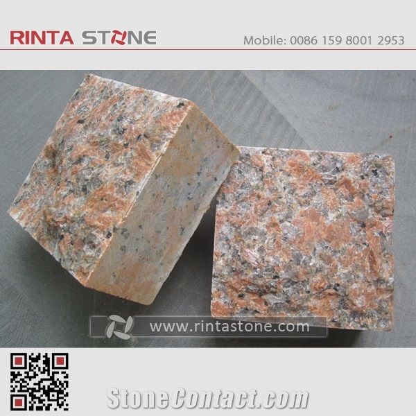 Granite Pavers Yellow Paving Stone G682 Cube Stone G603 G602 G562 Stone Pavers Cobble Stone Natural Surface Blind Paving Stone Natural Stone Pavers Granite Floor Covering Walkway Pavers Red Grey Paver