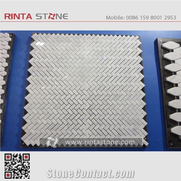 Natural Stone Mosaic Tiles,Marble Mosaic Bathroom Culture Stone,Wall Cladding Panel Format Panel Decorative Stone Chipped Mosaic Pattern Composited Tiles Honeycomb Panel Ceramic Backed Mosaic