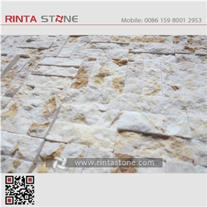 Natural Stone Mosaic Tiles,Marble Mosaic Bathroom Culture Stone,Wall Cladding Panel Format Panel Decorative Stone Chipped Mosaic Pattern Tiles Panel Ceramic Backed Mosaic